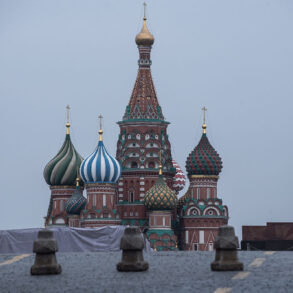 Вид на собор Василия Блаженного. Фото: Юрий Белят / «Полигон медиа»